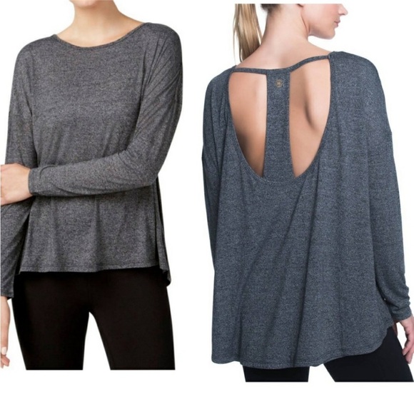 GAIAM Willa Tunic Top in Heather Blue - Picture 1 of 11